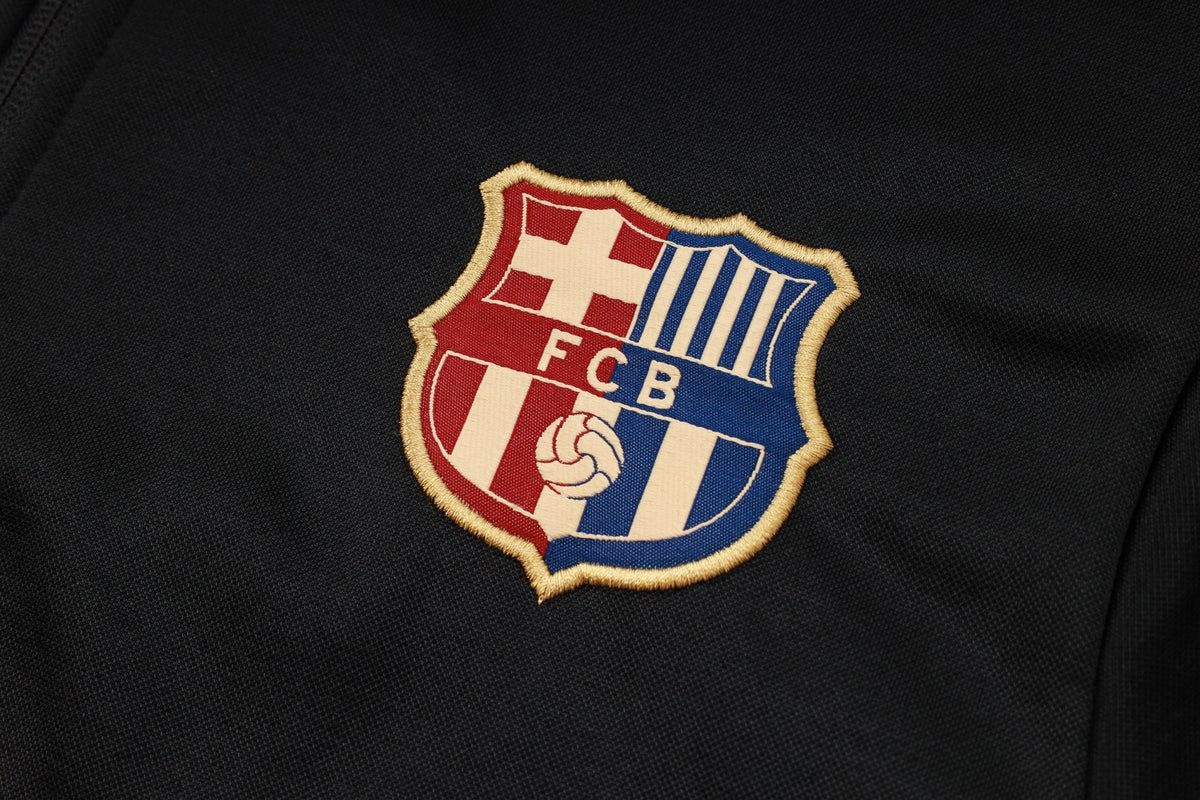 FC Barcelona Black Premium Tracksuit